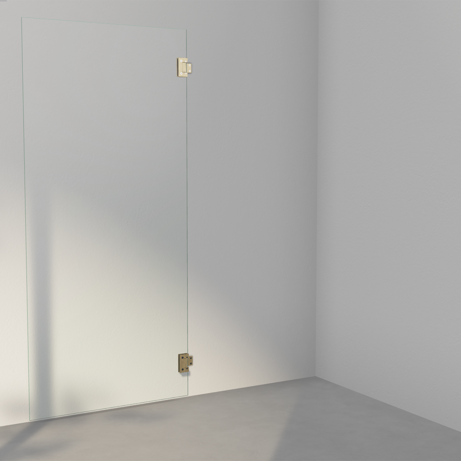 INR Arc 19 Original Dusjdør - Børstet Messing - Bilde 3