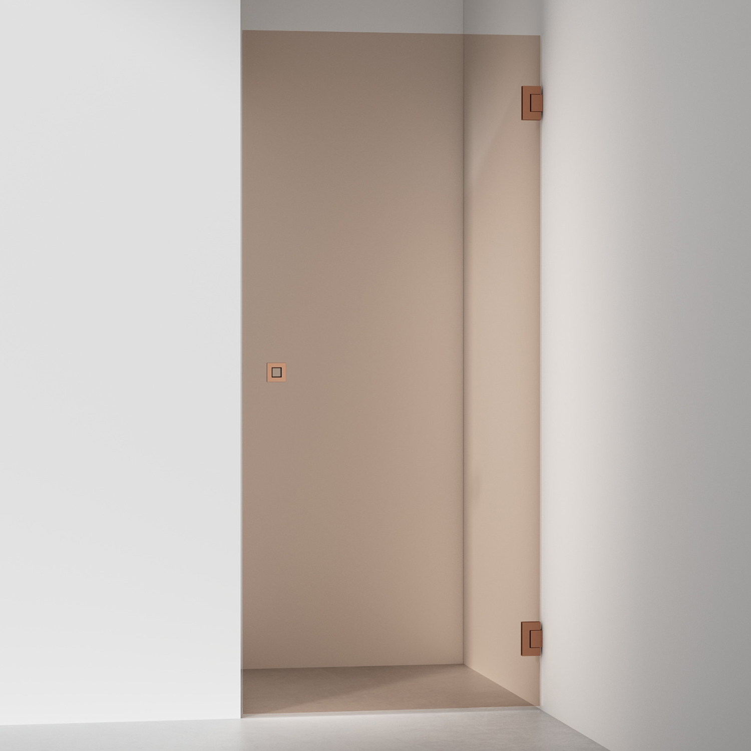 INR Arc 2 Original Dusjdør Måltilpasset - Børstet Bronze - Bilde 5