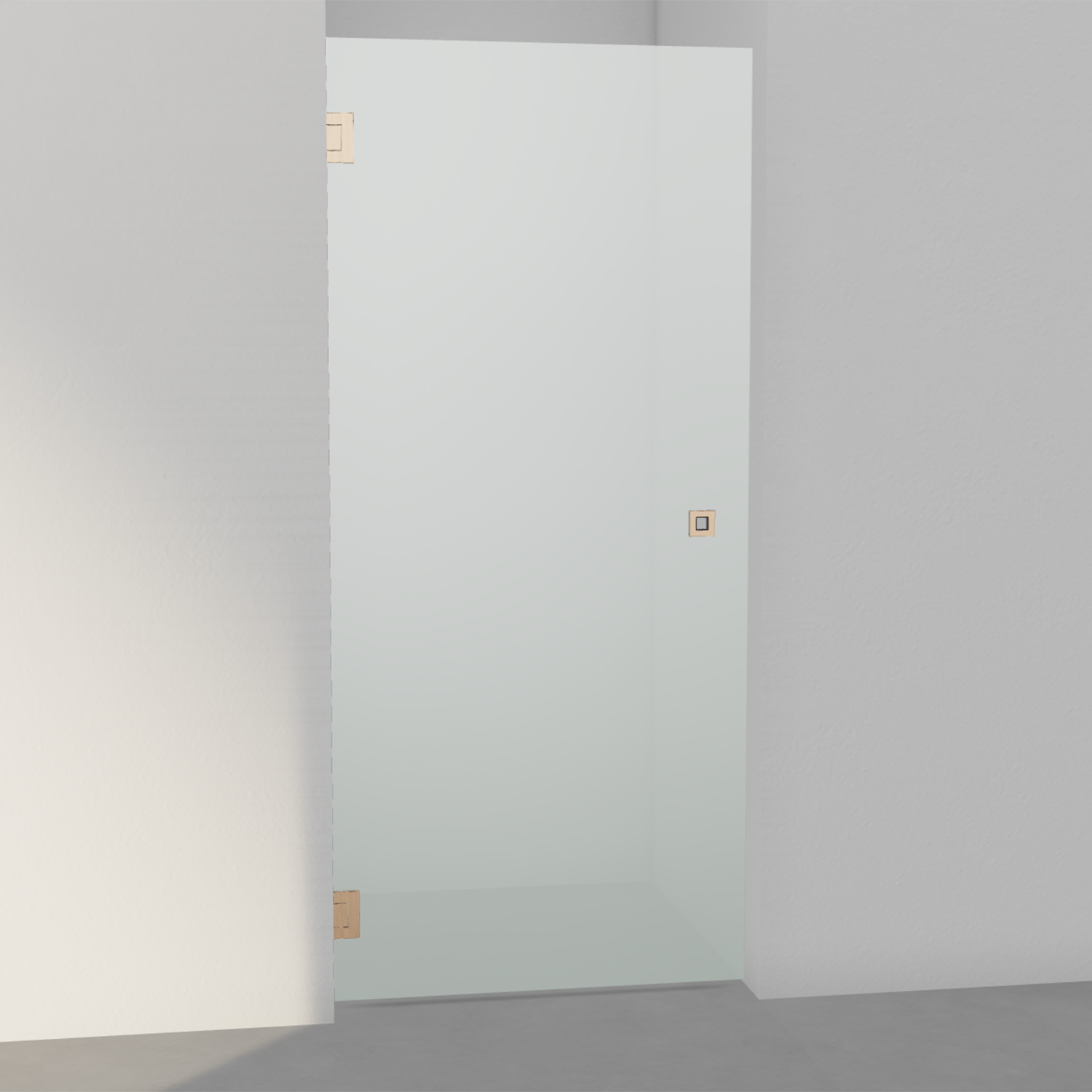 INR Arc 2 Original Dusjdør Måltilpasset - Børstet Bronze - Bilde 2