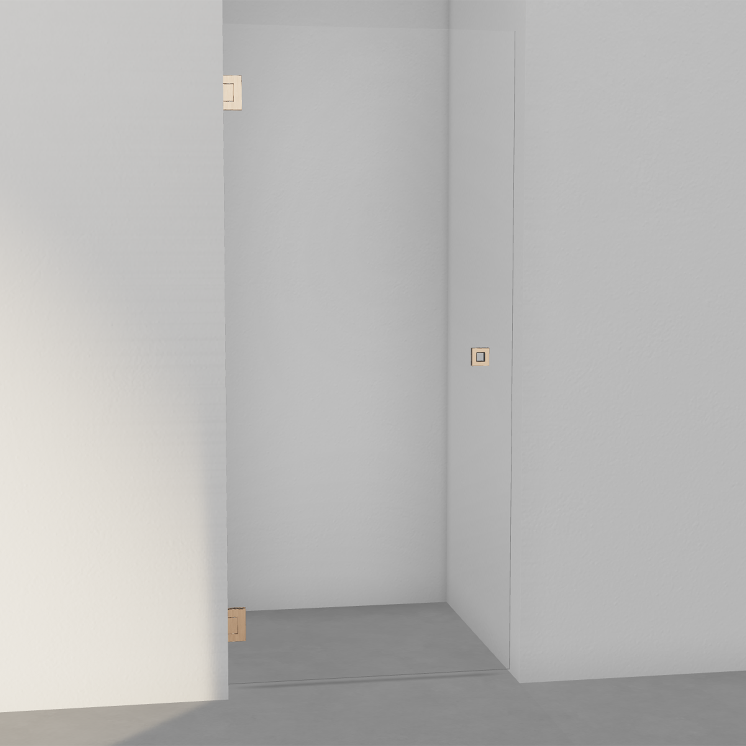 INR Arc 2 Original Dusjdør Måltilpasset - Børstet Bronze - Bilde 3