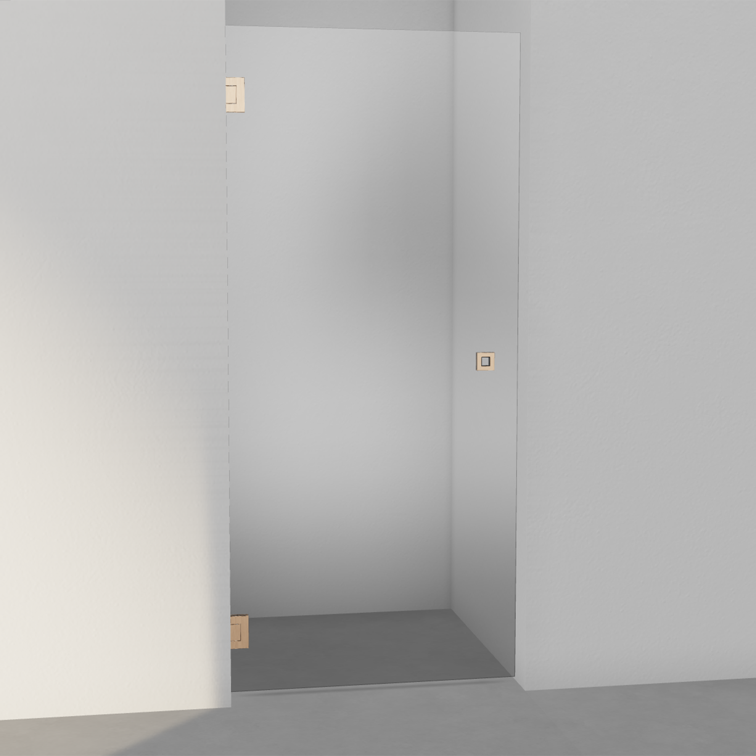 INR Arc 2 Original Dusjdør Måltilpasset - Børstet Bronze - Bilde 4