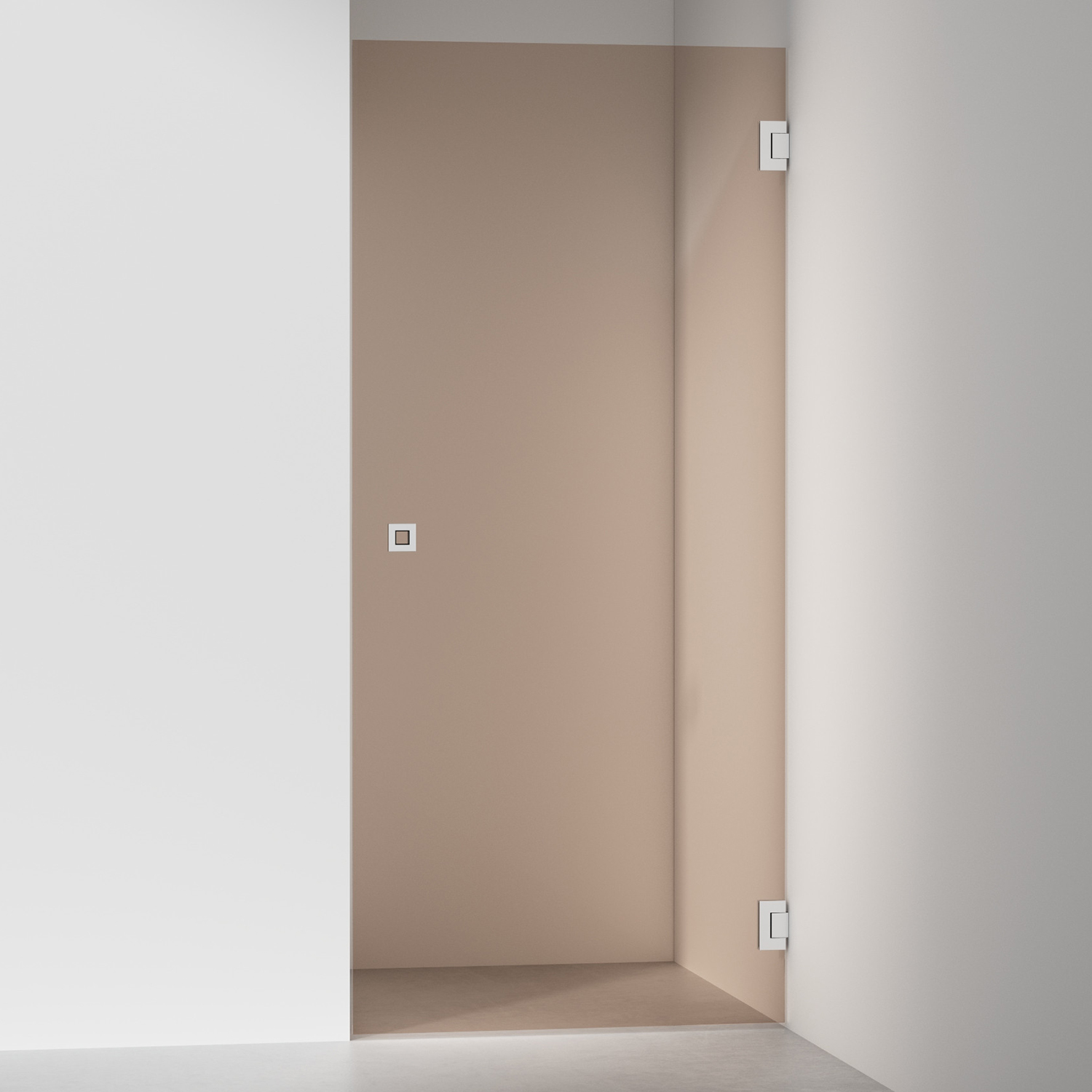 INR Arc 2 Original Dusjdør Måltilpasset - Børstet Krom - Bilde 5