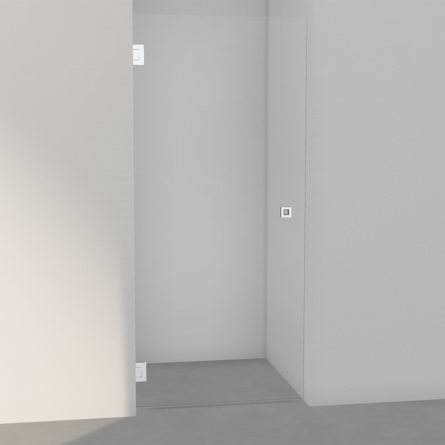 INR Arc 2 Original Dusjdør Måltilpasset - Børstet Krom - Bilde 3