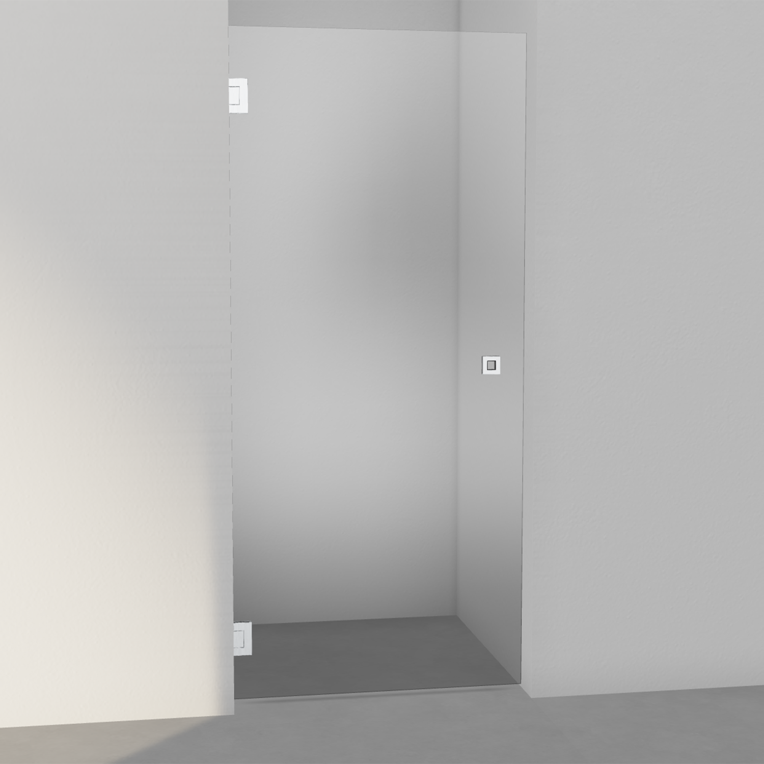 INR Arc 2 Original Dusjdør Måltilpasset - Børstet Krom - Bilde 4