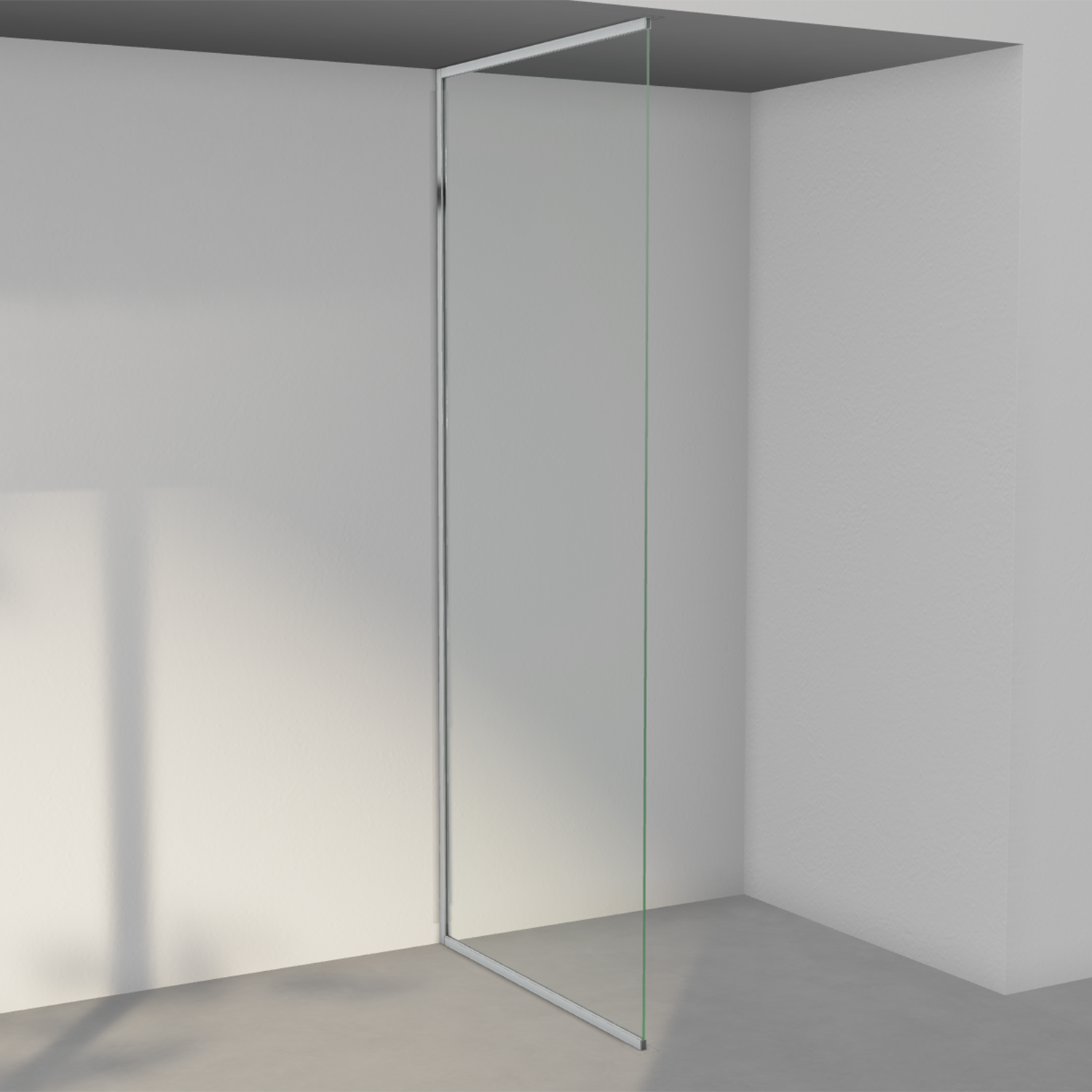 INR Arc 20 Frame Plus Dusjvegg - Krom