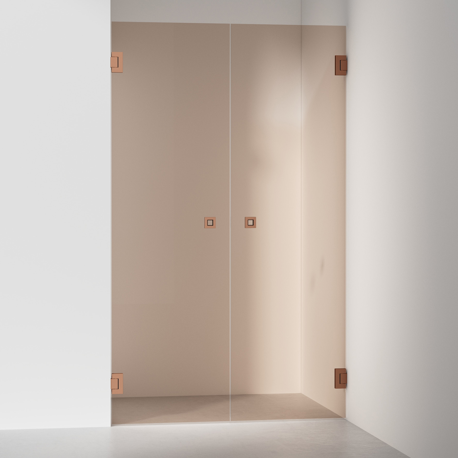 INR Arc 3 Original Dusjdører - Børstet Bronze - Bilde 5