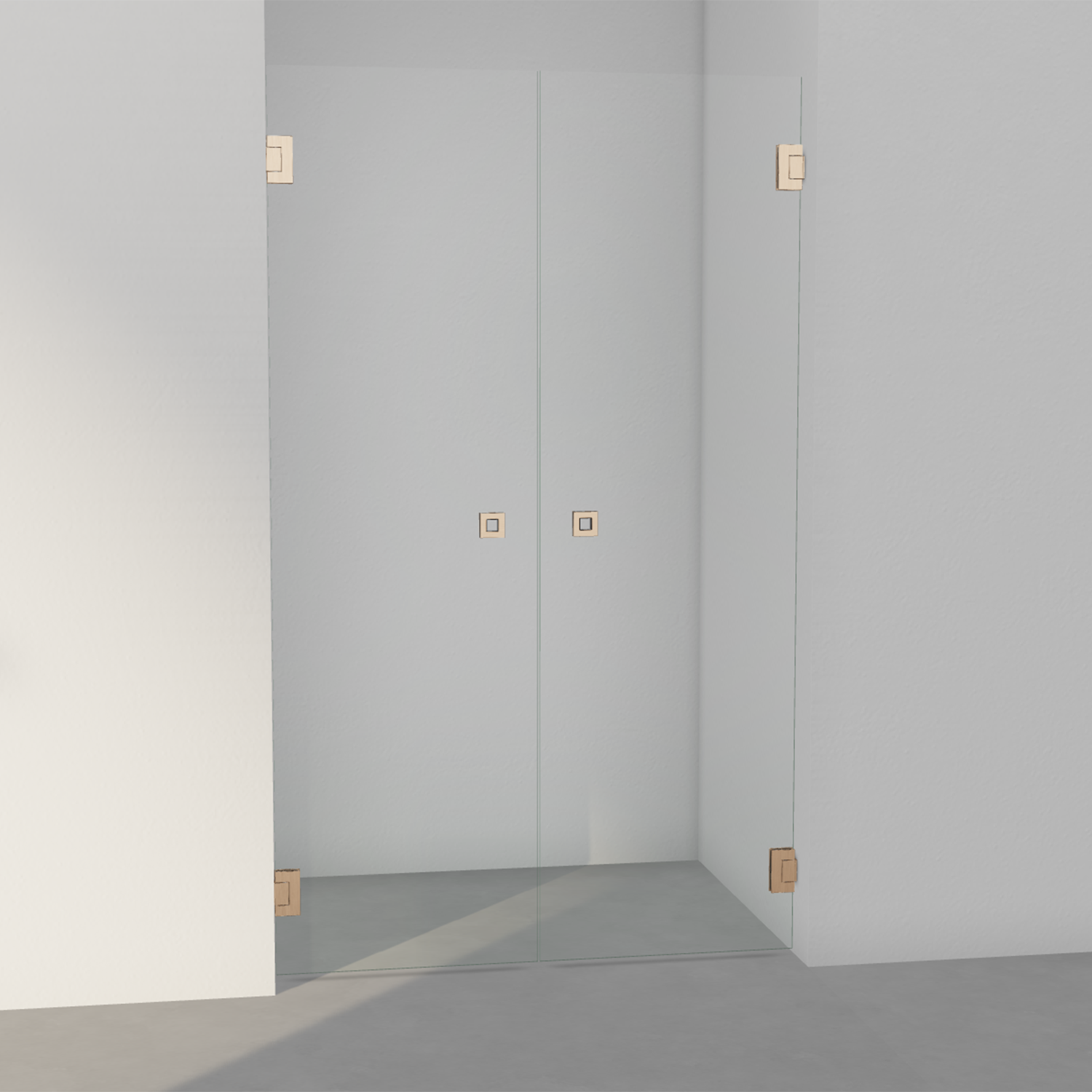 INR Arc 3 Original Dusjdører - Børstet Bronze