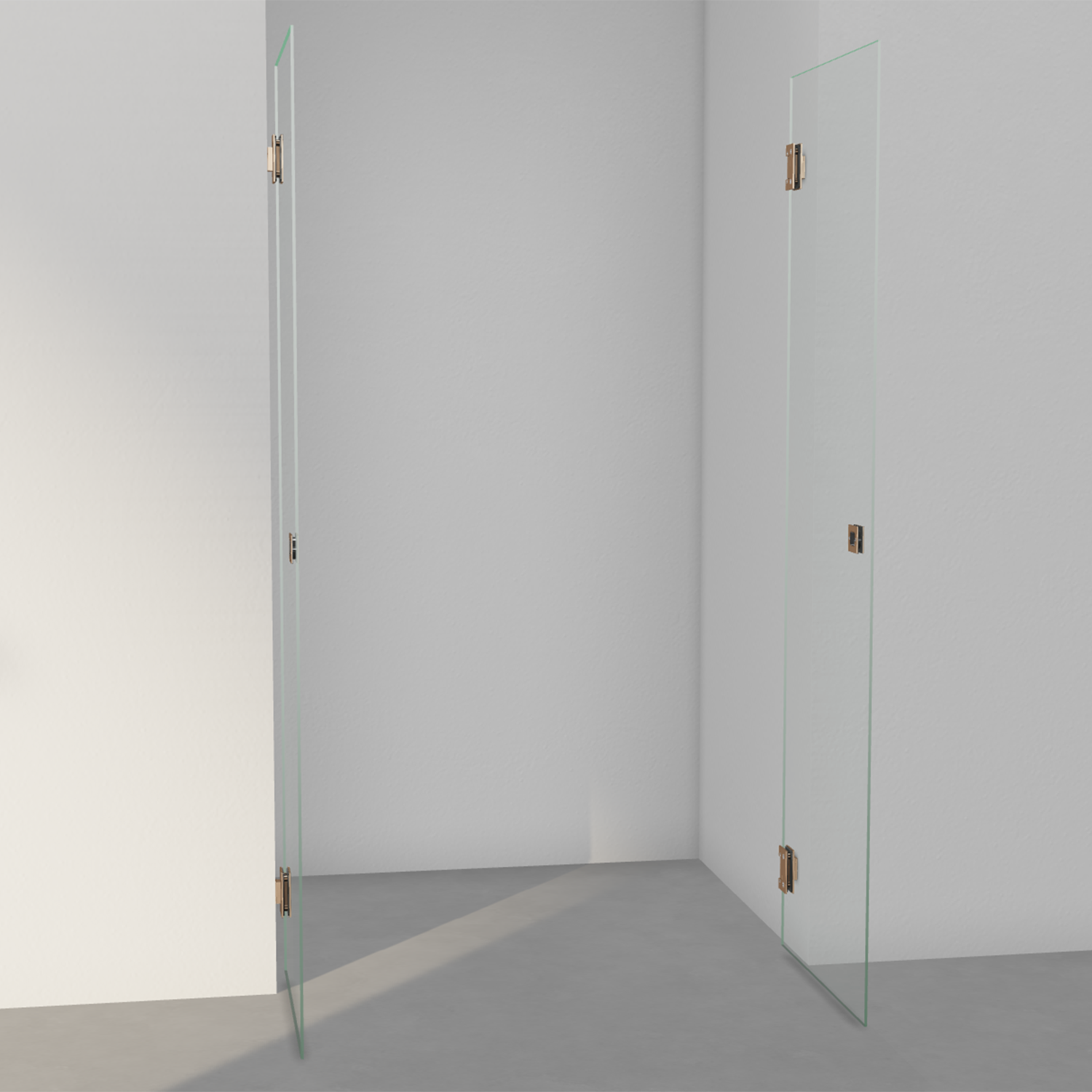 INR Arc 3 Original Dusjdører - Børstet Bronze - Bilde 2