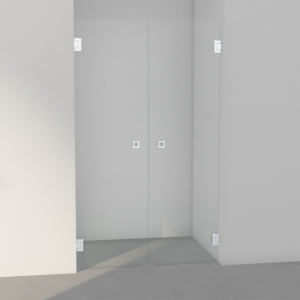 INR Arc 3 Original Dusjdører - Børstet Krom