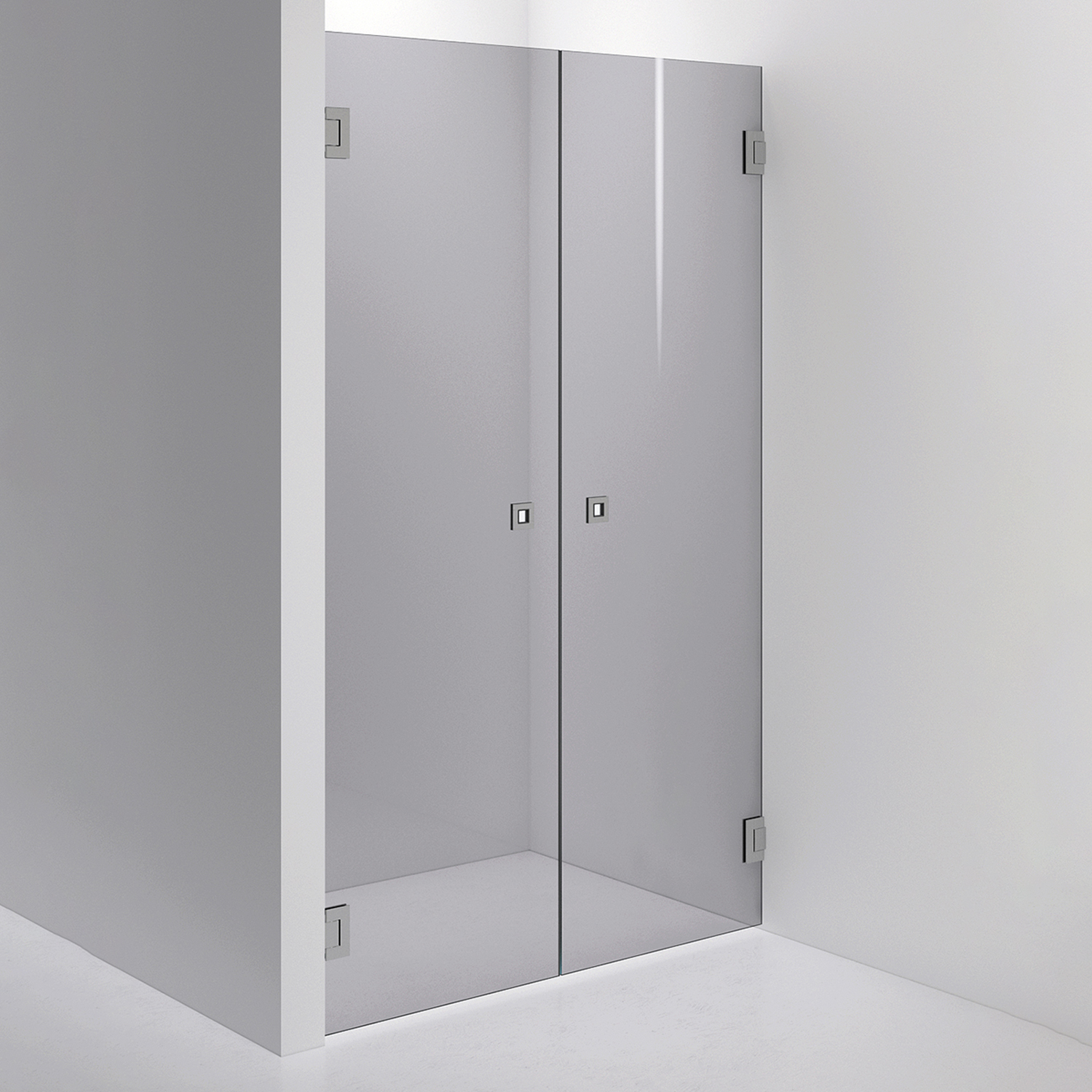 INR Arc 3 Original Dusjdører - Børstet Krom - Bilde 4