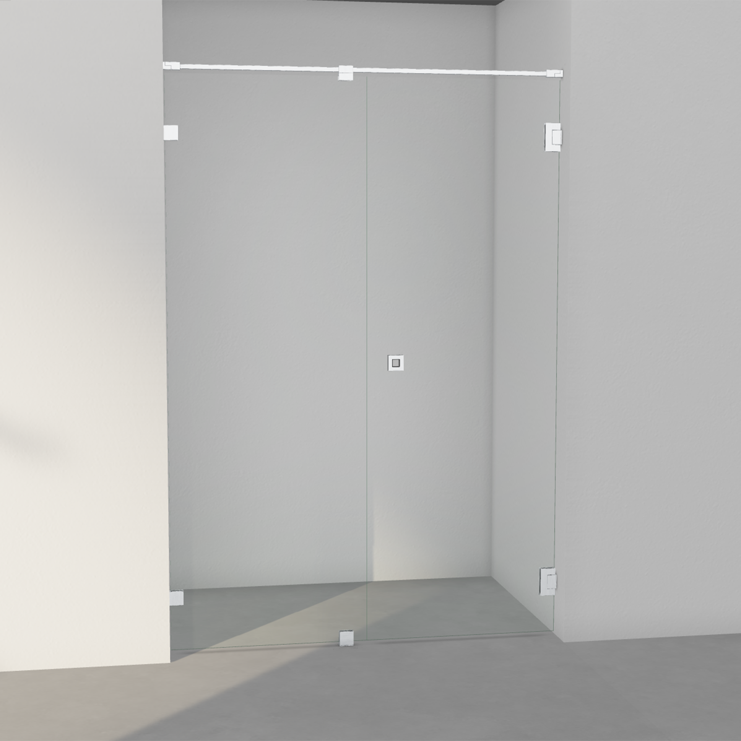 INR Arc 4 Original Fastvegg/Dør - Børstet Krom - Bilde 9