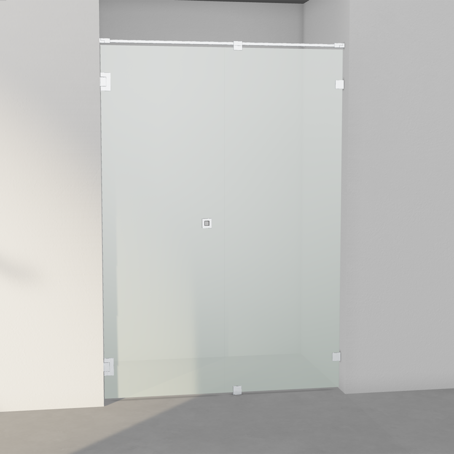 INR Arc 4 Original Fastvegg/Dør - Børstet Krom - Bilde 7