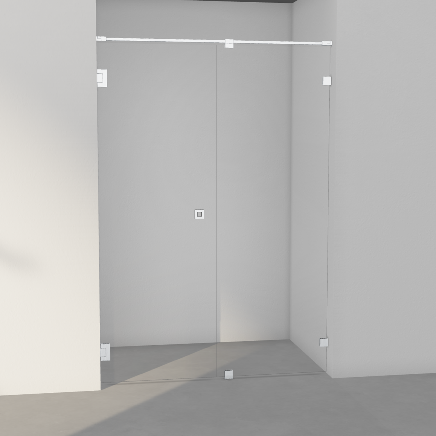 INR Arc 4 Original Fastvegg/Dør - Børstet Krom - Bilde 11