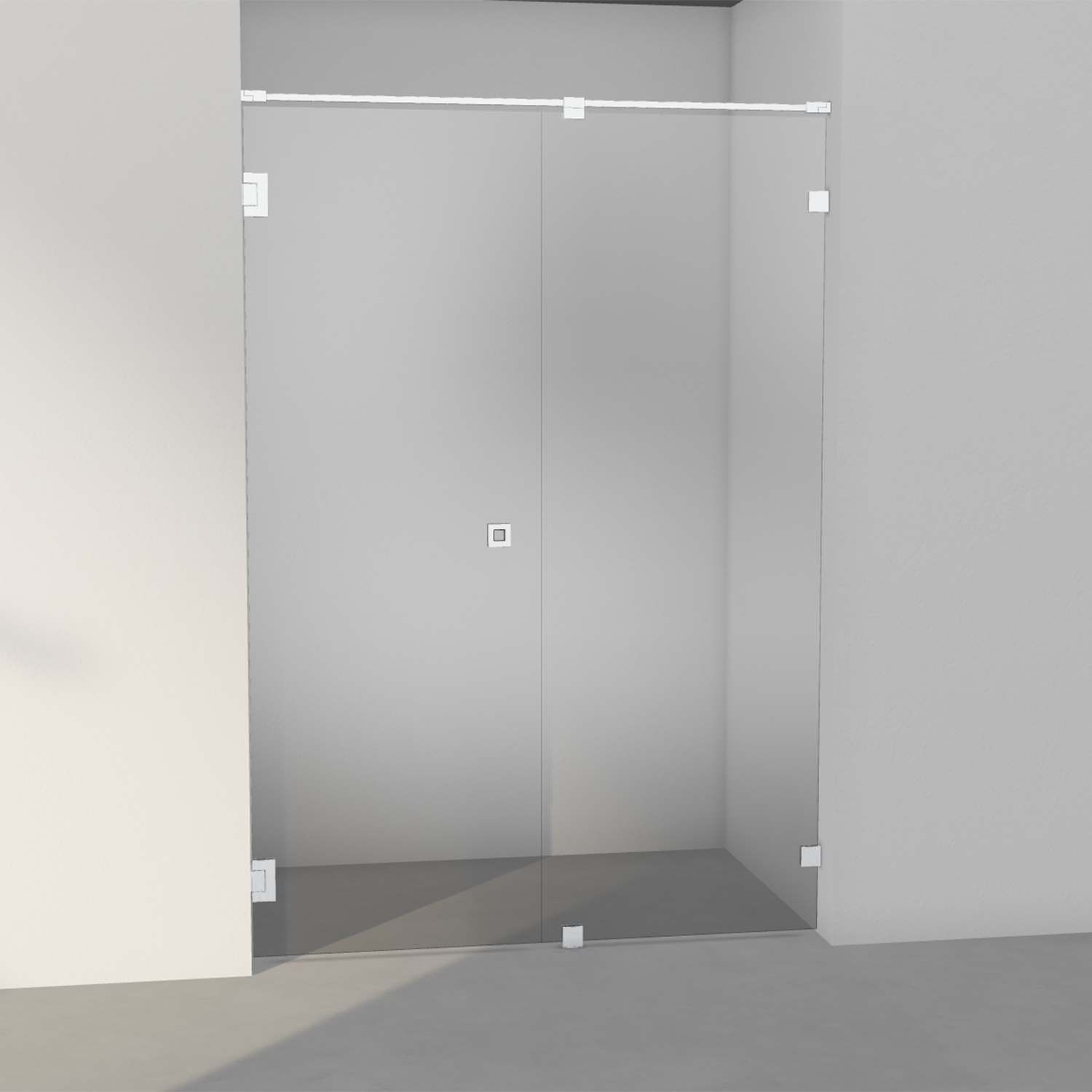 INR Arc 4 Original Fastvegg/Dør - Børstet Krom - Bilde 8