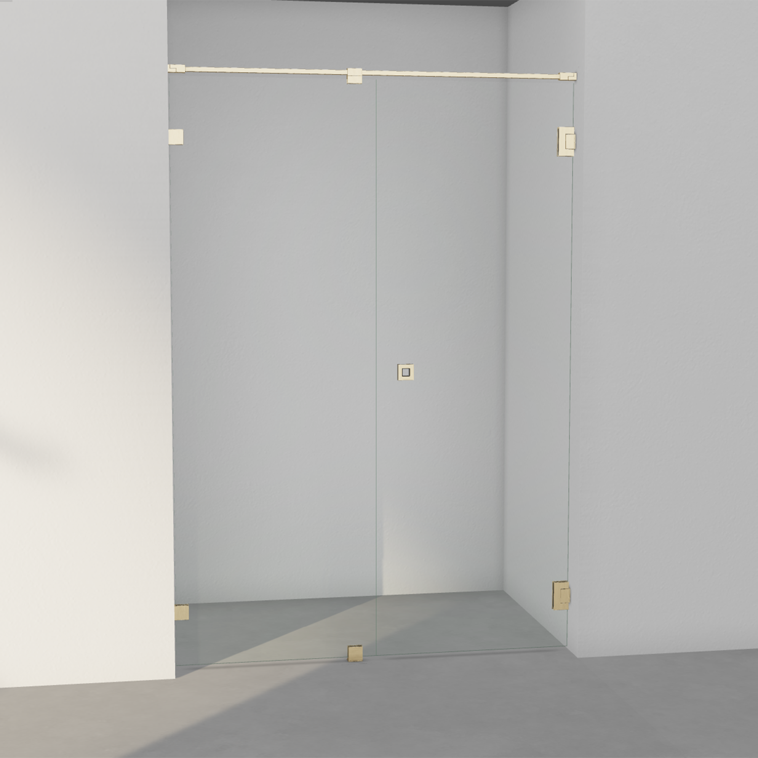 INR Arc 4 Original Fastvegg/Dør - Børstet Messing - Bilde 11