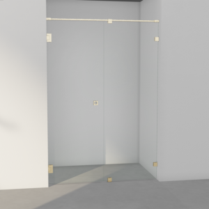 INR Arc 4 Original Fastvegg/Dør - Børstet Messing