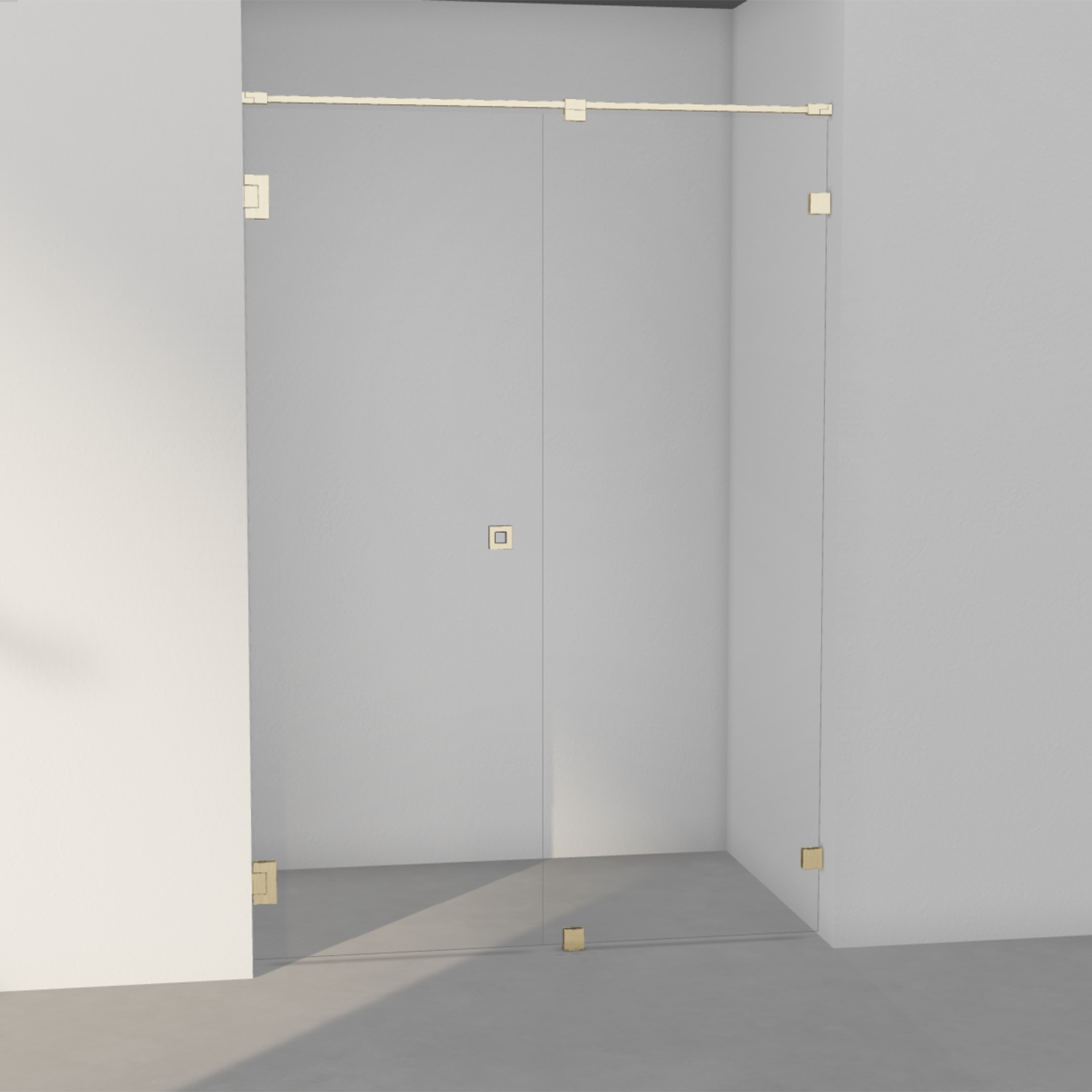 INR Arc 4 Original Fastvegg/Dør - Børstet Messing - Bilde 10