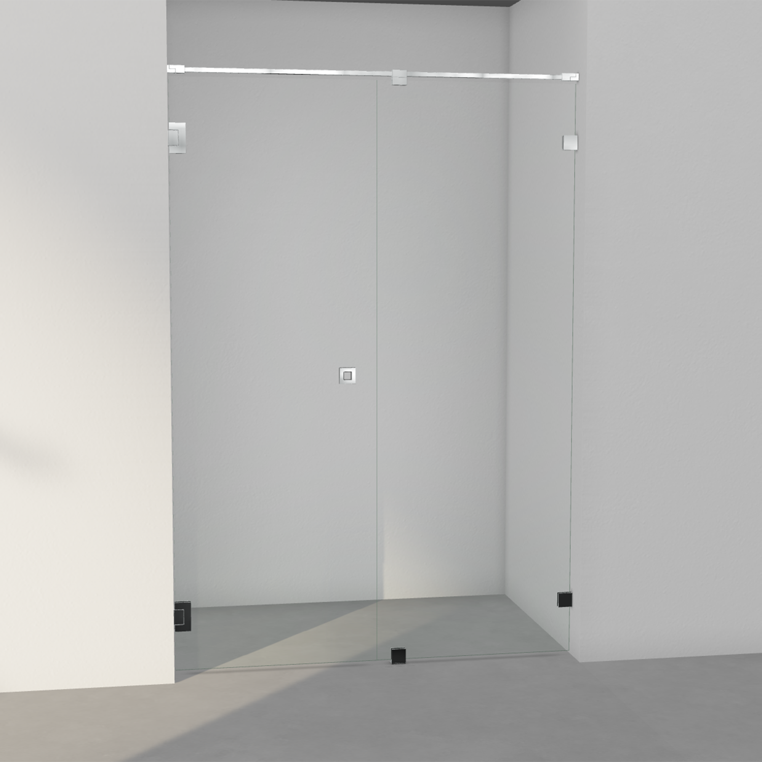 INR Arc 4 Original Fastvegg/Dør - Krom