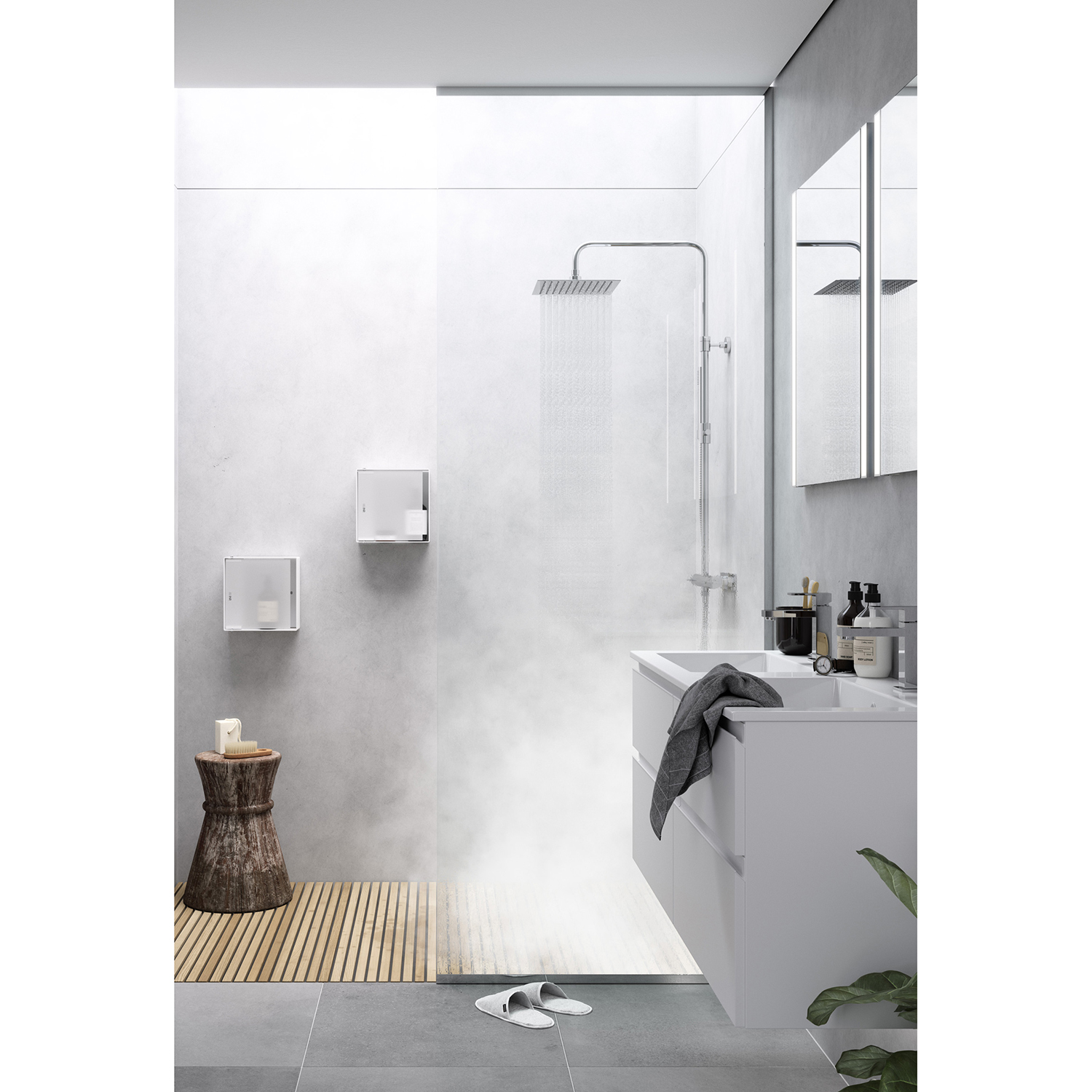 INR Arc 20 Frame Plus Dusjvegg - Krom - Bilde 2