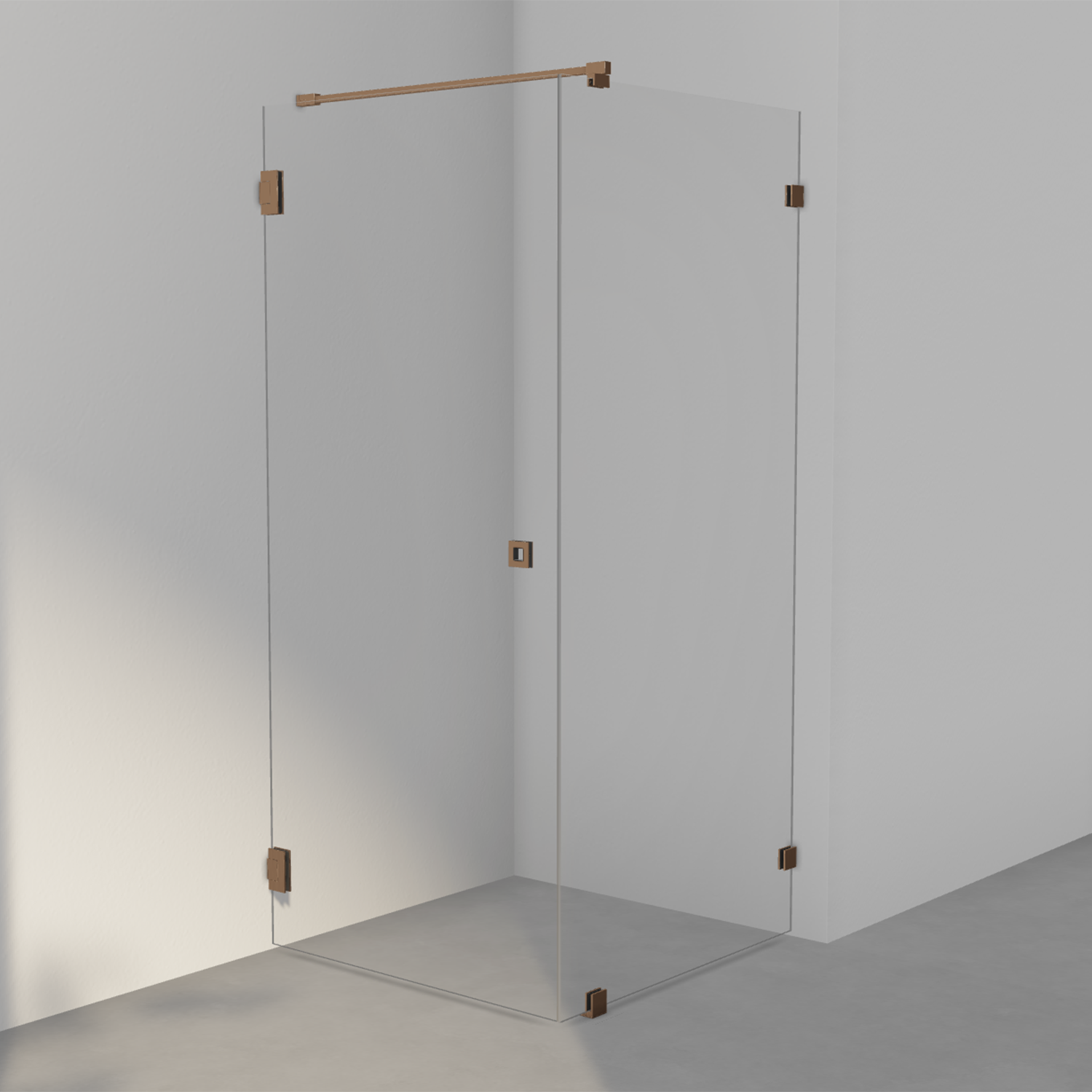 INR Arc 13 Original Dusjhjørne Måltilpasset - Børstet Bronze - Bilde 4