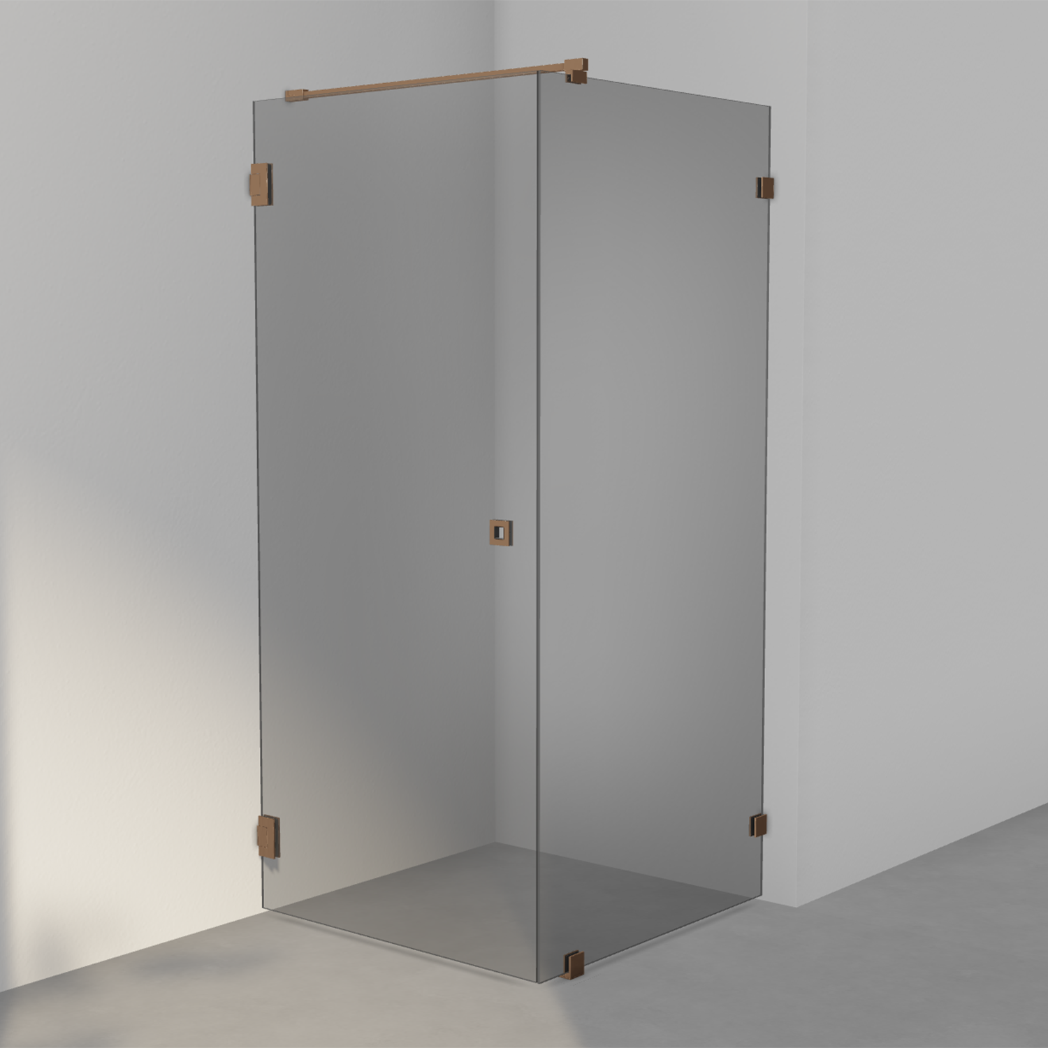 INR Arc 13 Original Dusjhjørne Måltilpasset - Børstet Bronze - Bilde 3