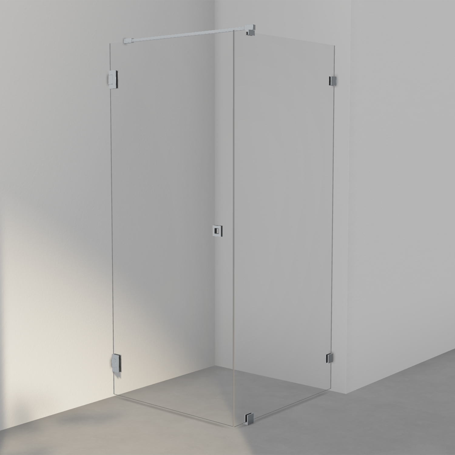 INR Arc 13 Original Dusjhjørne Måltilpasset - Børstet Krom - Bilde 4