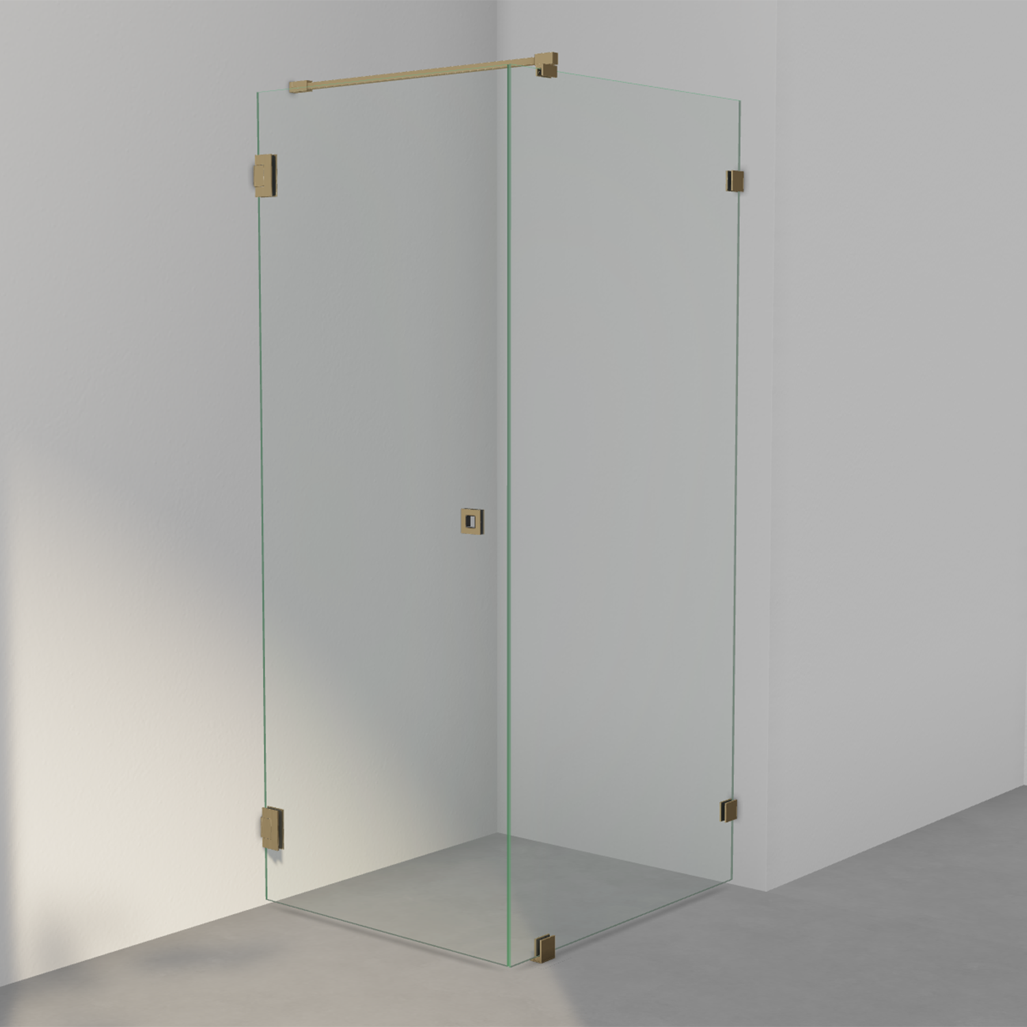 INR Arc 13 Original Dusjhjørne - Børstet Messing - Bilde 3