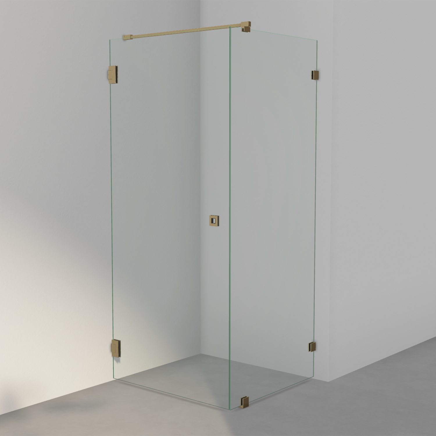 INR Arc 13 Original Dusjhjørne - Børstet Messing - Bilde 4