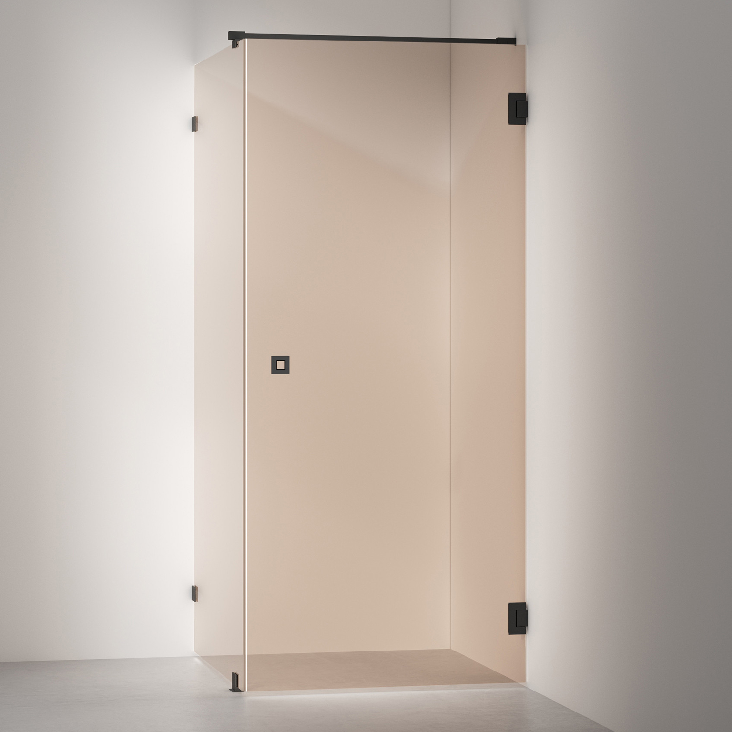 INR Arc 13 Original Dusjhjørne Måltilpasset - Sort Matt - Bilde 6