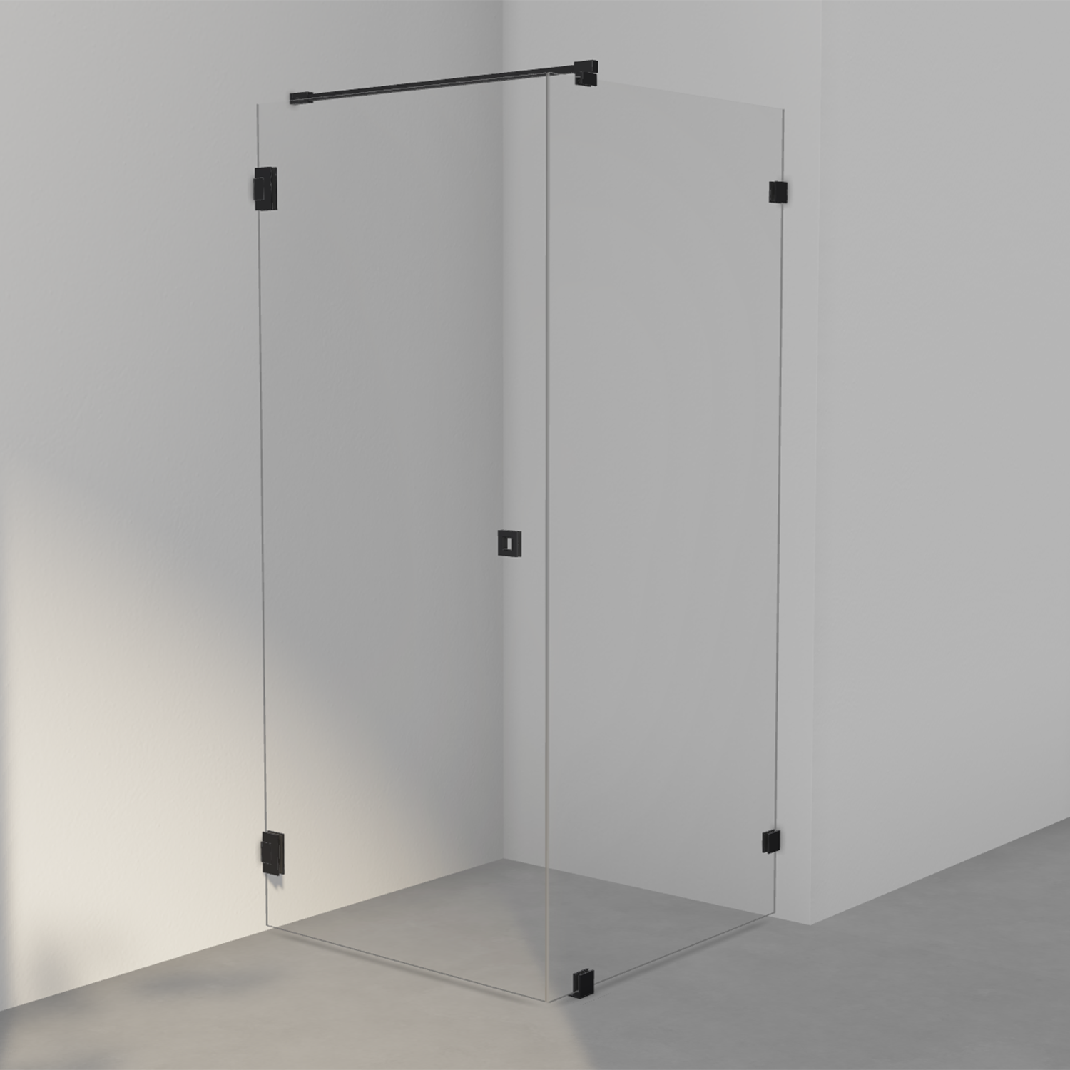 INR Arc 13 Original Dusjhjørne Måltilpasset - Sort Matt - Bilde 5