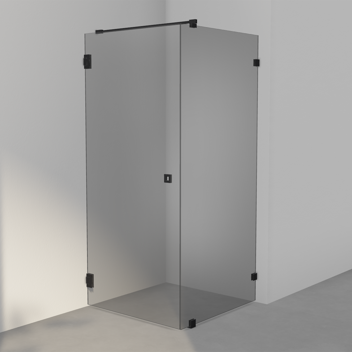 INR Arc 13 Original Dusjhjørne Måltilpasset - Sort Matt - Bilde 4