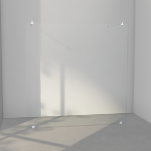 INR Arc 43 Original Dusjvegg - Børstet Krom