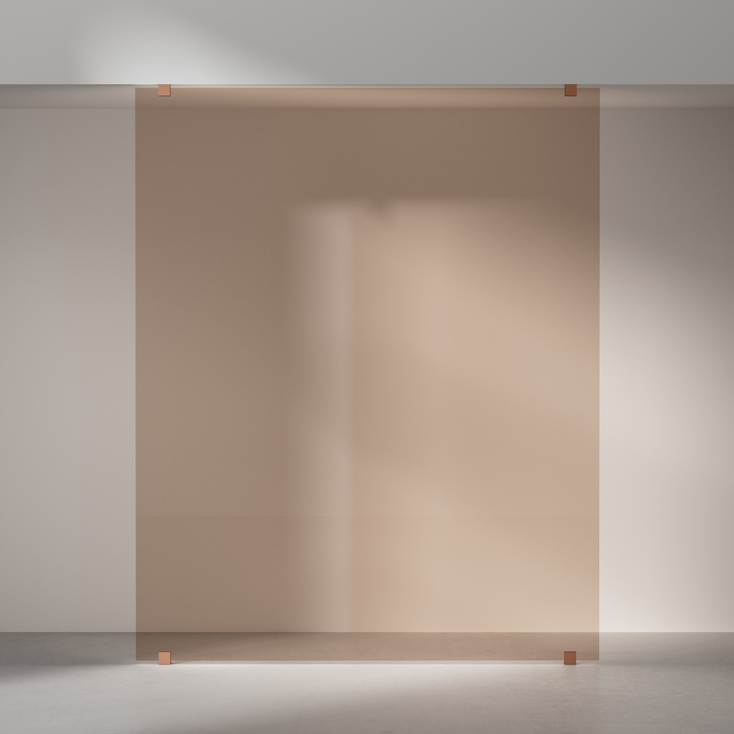 INR Arc 43 Original Plus Dusjvegg - Børstet Bronze - Bilde 5