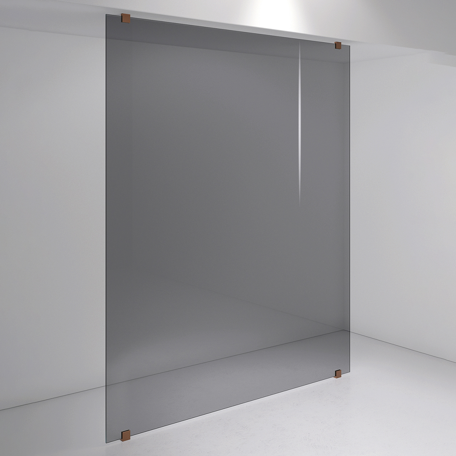 INR Arc 43 Original Plus Dusjvegg - Børstet Bronze - Bilde 3