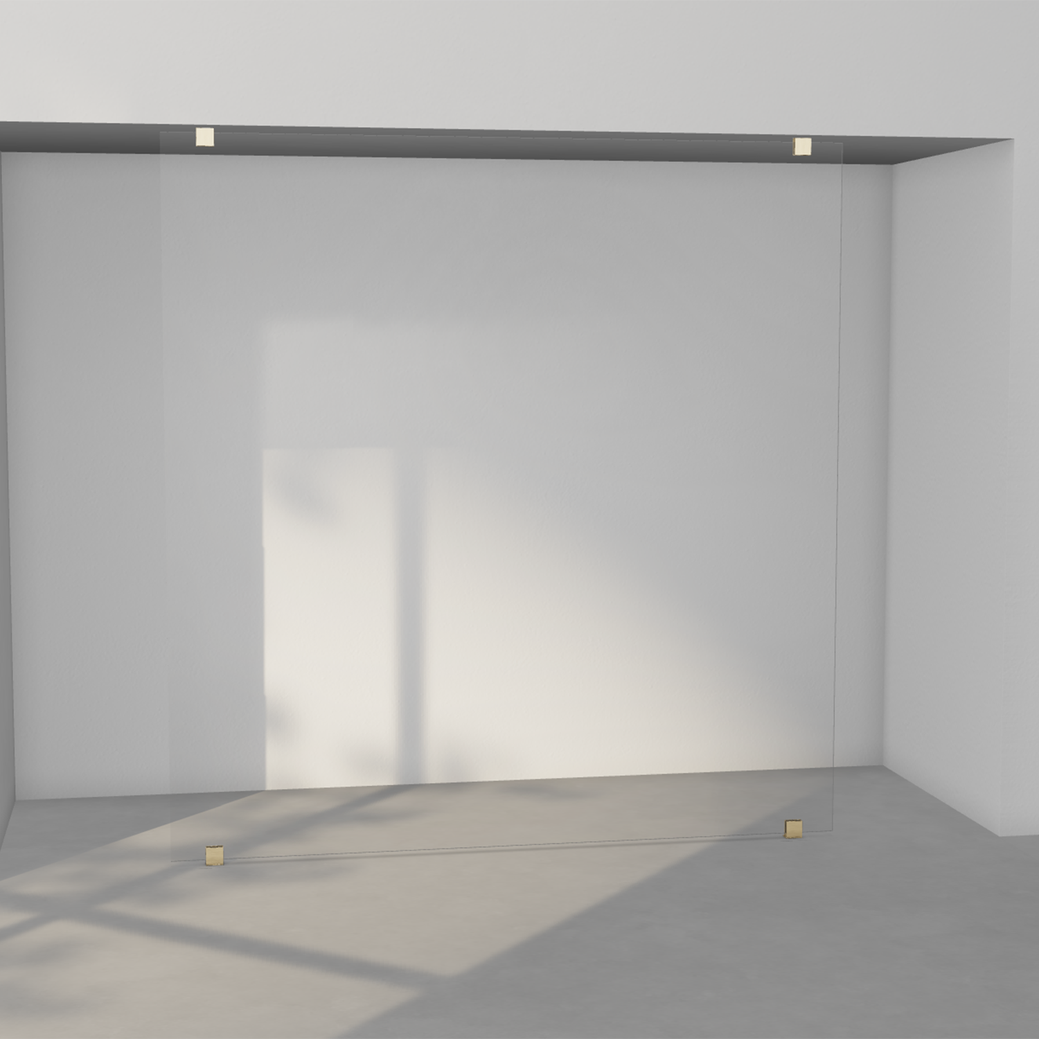 INR Arc 43 Original Plus Dusjvegg - Børstet Messing - Bilde 4