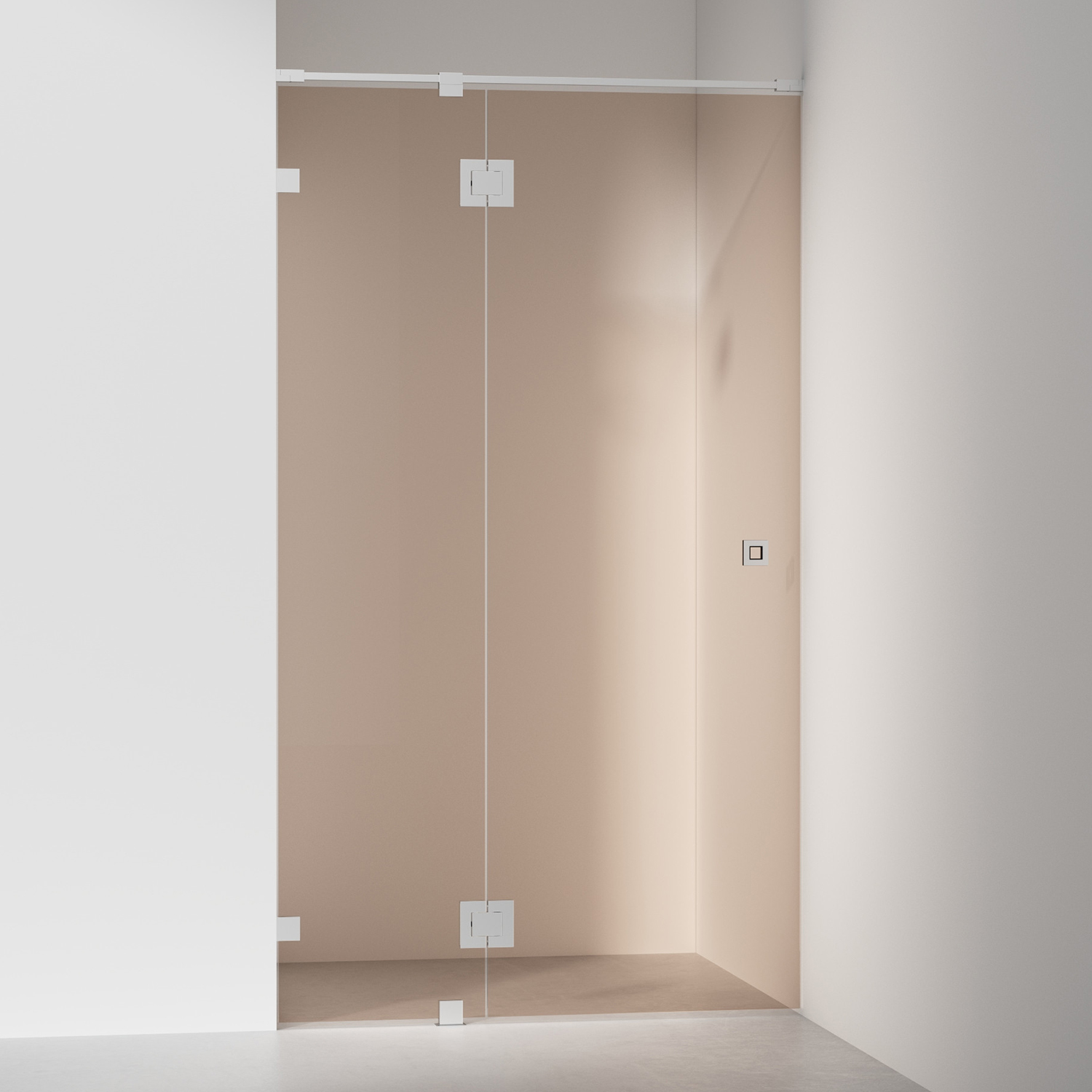 INR Arc 5 Original Fastvegg/Dør - Børstet Krom - Bilde 7