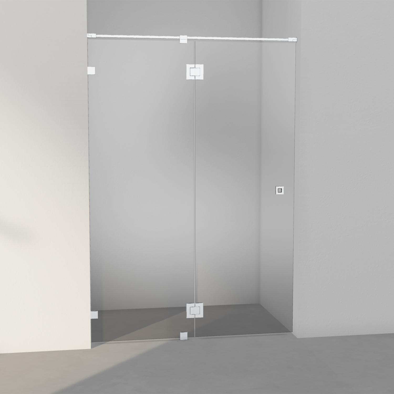 INR Arc 5 Original Fastvegg/Dør - Børstet Krom - Bilde 5