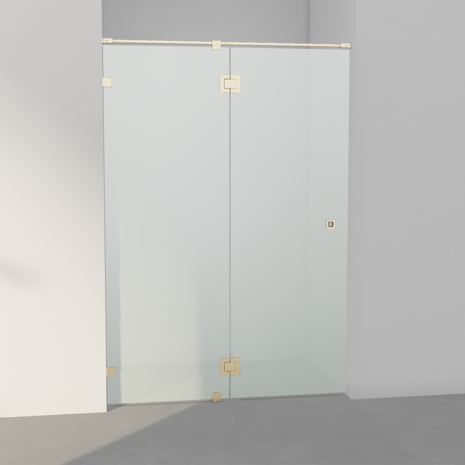 INR Arc 5 Original Fastvegg/Dør - Børstet Messing - Bilde 4