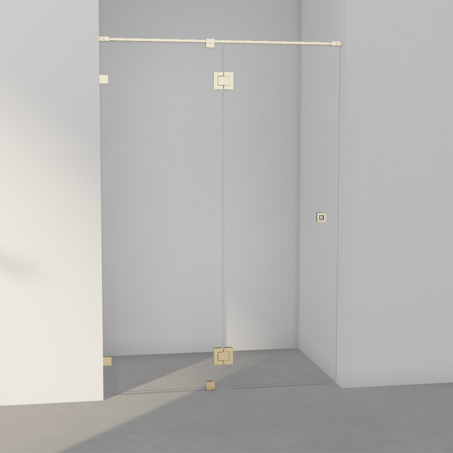 INR Arc 5 Original Fastvegg/Dør - Børstet Messing - Bilde 6