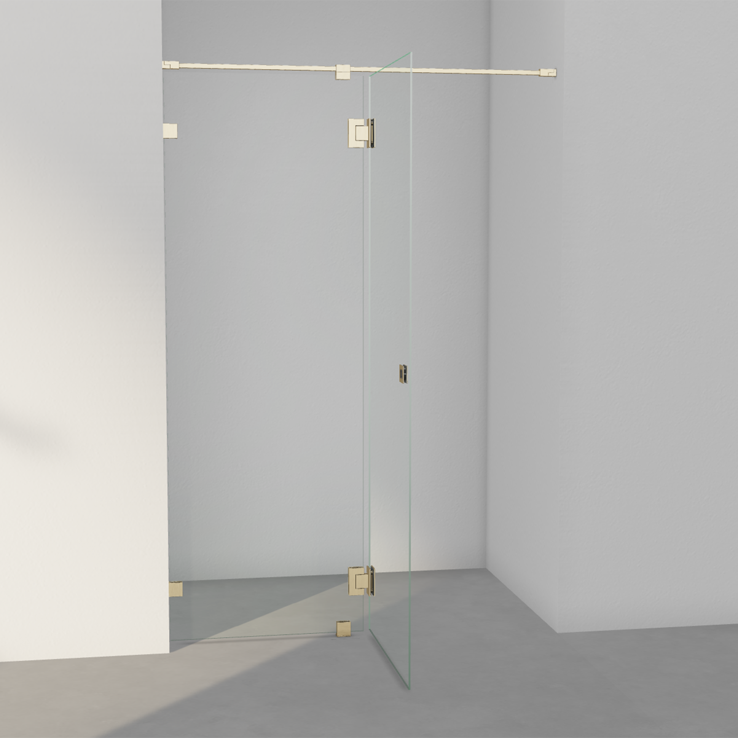 INR Arc 5 Original Fastvegg/Dør - Børstet Messing - Bilde 2