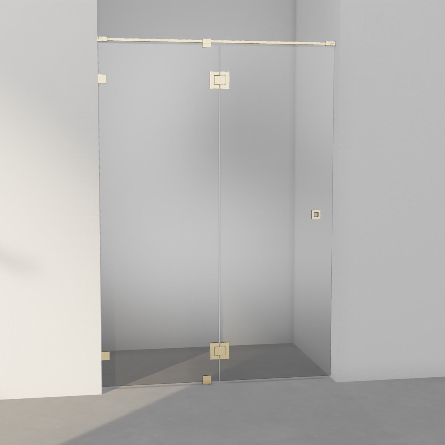 INR Arc 5 Original Fastvegg/Dør - Børstet Messing - Bilde 5