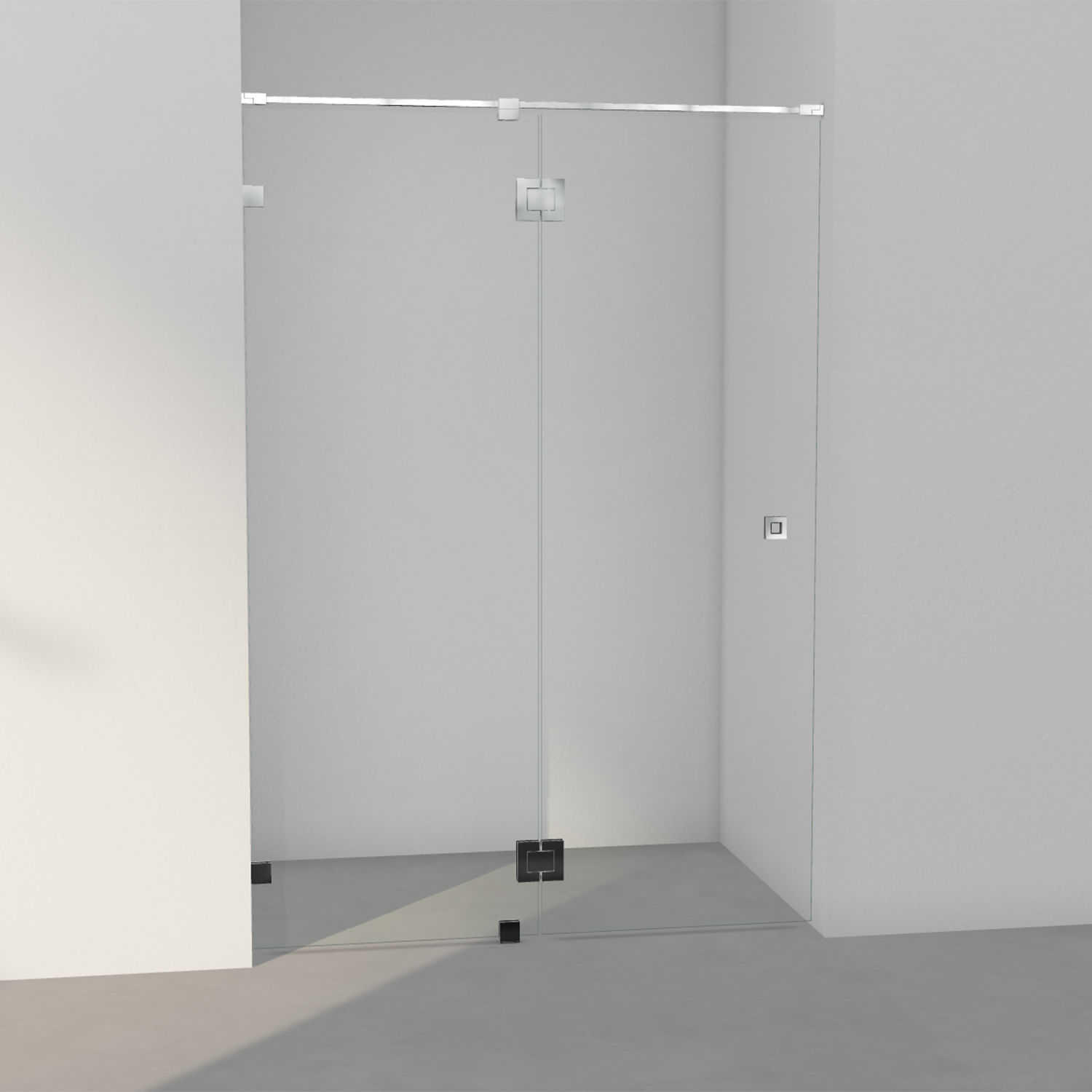 INR Arc 5 Original Fastvegg/Dør - Krom