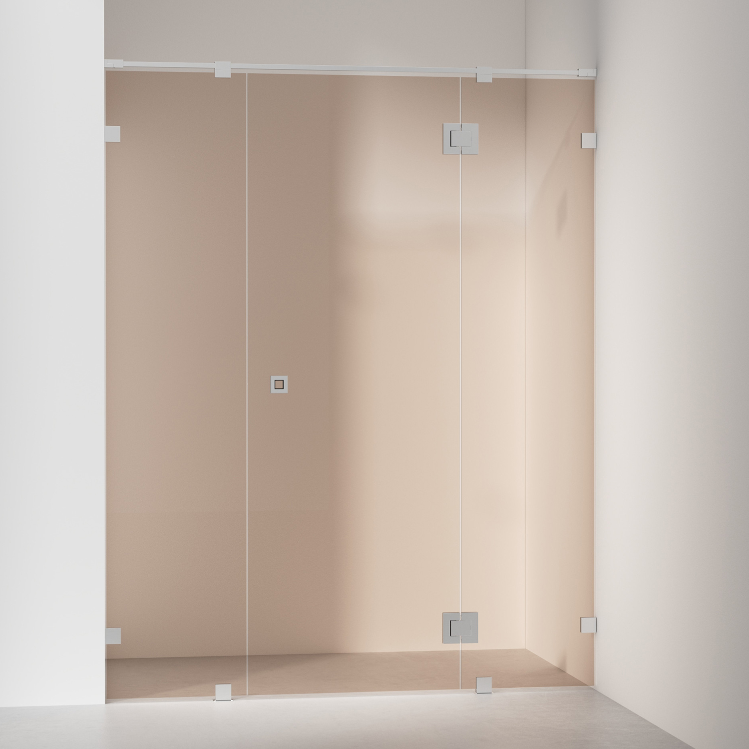 INR Arc 7 Original Fastvegger/Dør - Børstet Krom - Bilde 6