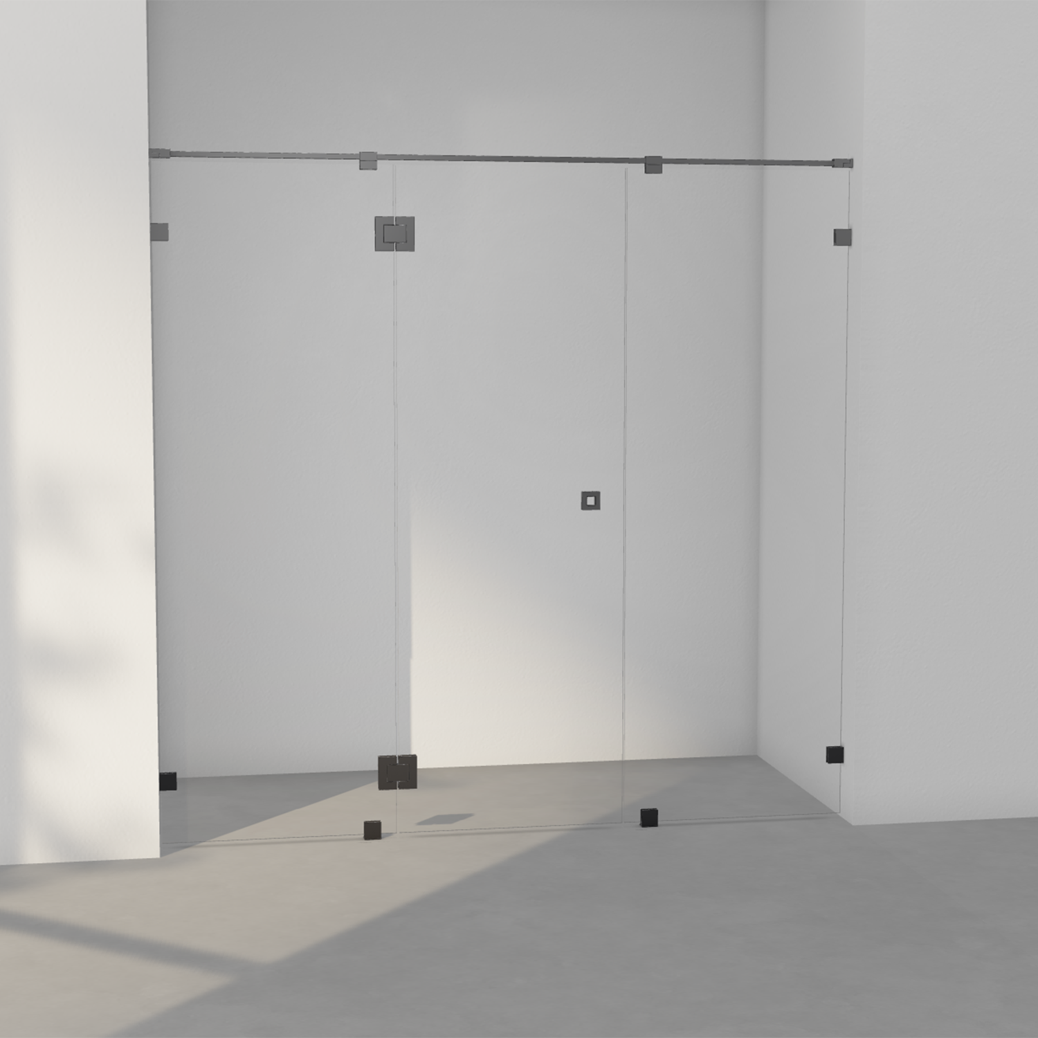 INR Arc 7 Original Fastvegger/Dør - Børstet Krom - Bilde 5