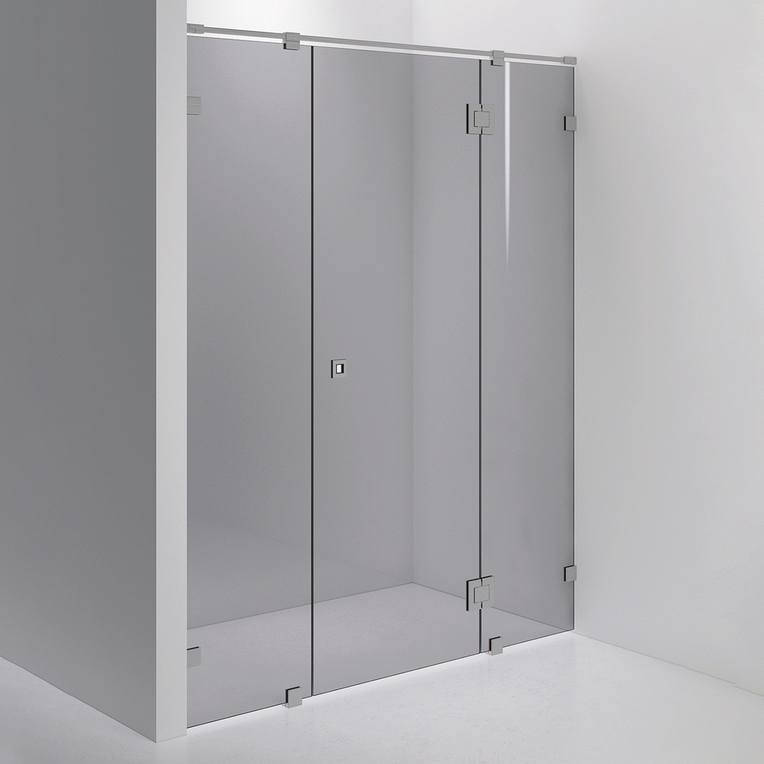 INR Arc 7 Original Fastvegger/Dør - Børstet Krom - Bilde 4