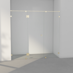 INR Arc 7 Original Fastvegger/Dør - Børstet Messing