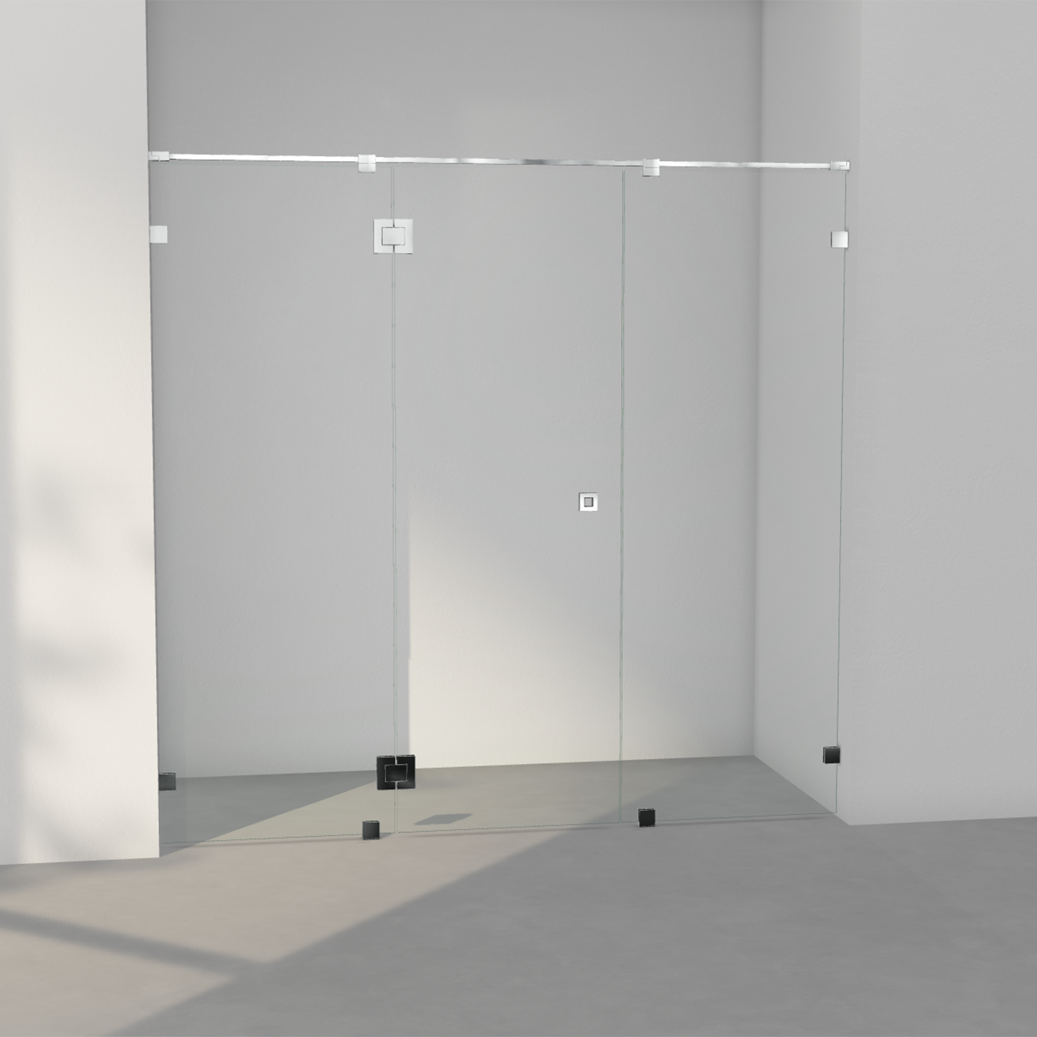 INR Arc 7 Original Fastvegger/Dør - Krom