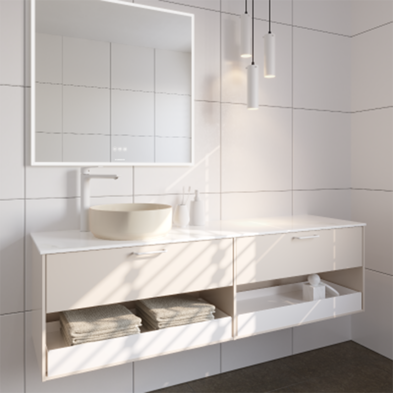 Svedbergs Myre Rund Servant - Latte - Bilde 2