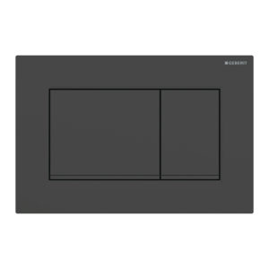 Geberit Sigma 30 Betjeningsplate - Sort Matt/Sort