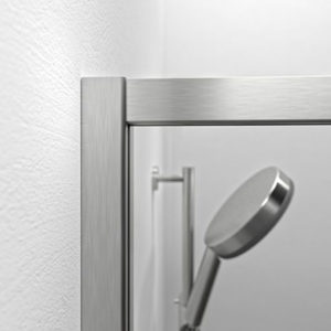 Sealskin Contour Utforingsprofil for bruk på dør - Børstet Stål